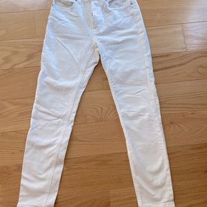 Everlane high rise skinny Jean size 0 in white